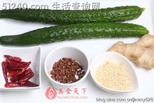 中国刀工最传神入画的一道景致小菜---蓑衣黄瓜