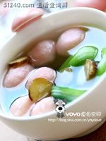 白芷油菜鱼丸汤