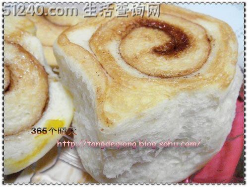 电饭锅版——红糖面包卷