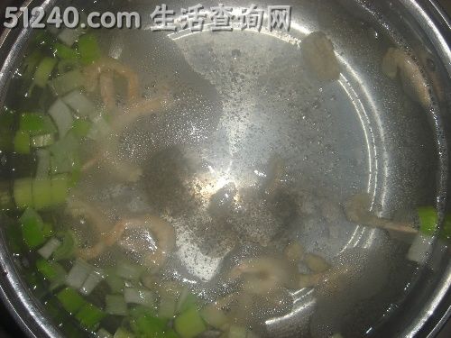 白菜粉丝豆腐丸子汤