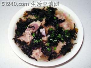 紫菜虾米猪骨汤
