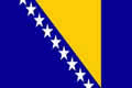 波黑国旗，波斯尼亚和黑塞哥维那国旗