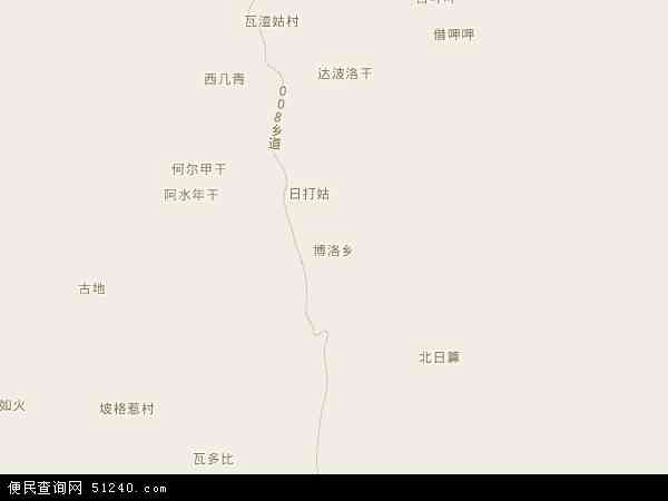 博洛乡地图 - 博洛乡电子地图 - 博洛乡高清地图 - 2024年博洛乡地图
