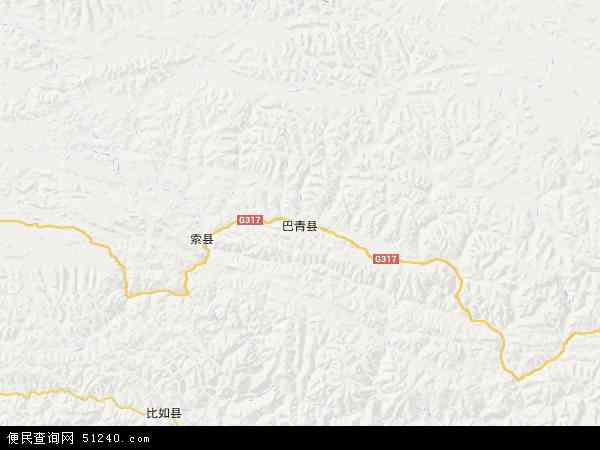 巴青县地图 - 巴青县电子地图 - 巴青县高清地图 - 2024年巴青县地图
