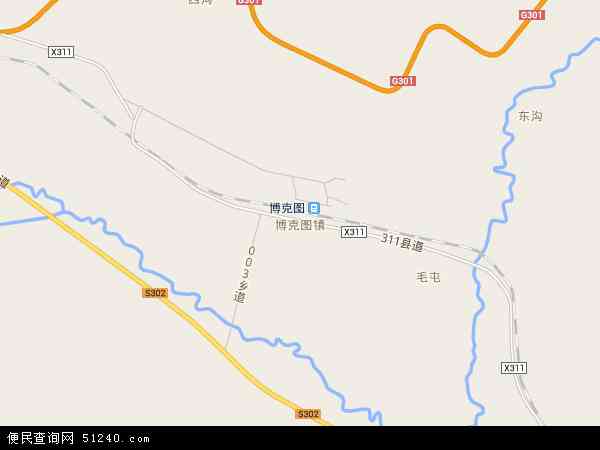 博克图镇地图 - 博克图镇电子地图 - 博克图镇高清地图 - 2024年博克图镇地图