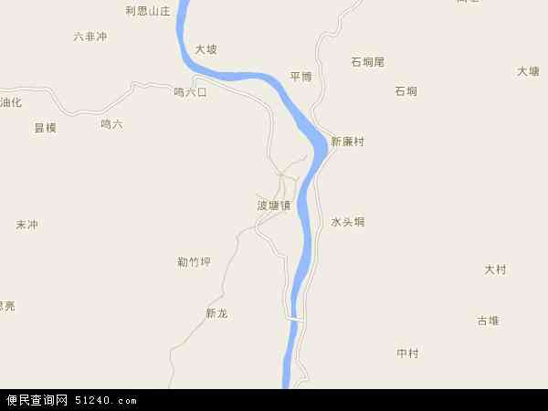 波塘镇地图 - 波塘镇电子地图 - 波塘镇高清地图 - 2024年波塘镇地图