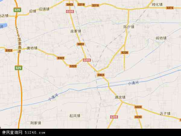 博兴县地图 