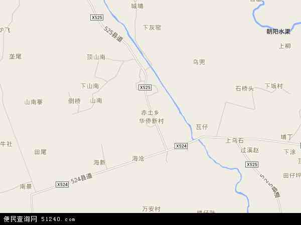 赤土乡地图 - 赤土乡电子地图 - 赤土乡高清地图 - 2024年赤土乡地图