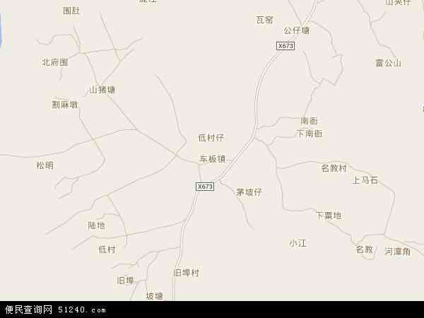 车板镇地图 - 车板镇电子地图 - 车板镇高清地图 - 2024年车板镇地图