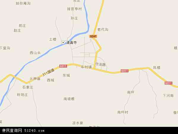 洛阳市嵩县车村镇地图图片