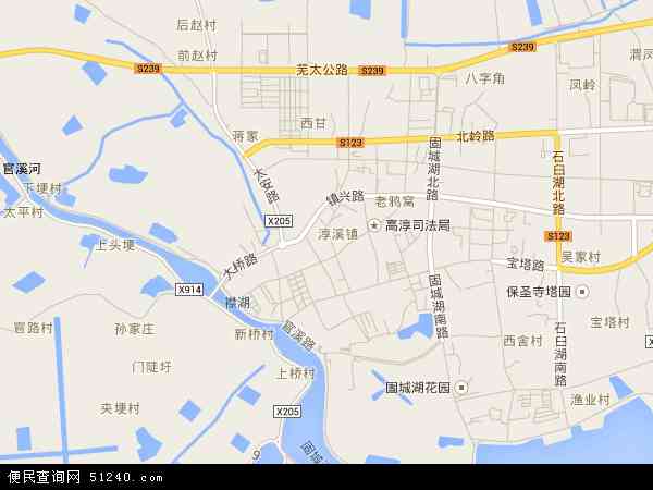 高淳淳溪镇地图图片