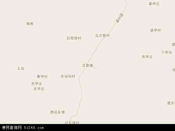 次营镇地图 - 次营镇电子地图 - 次营镇高清地图 - 2026年次营镇地图