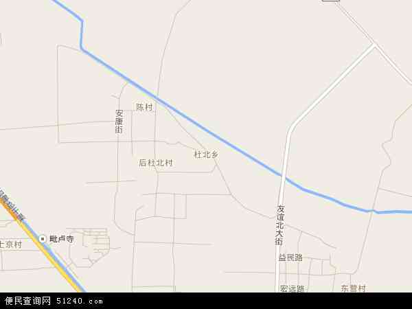 杜北乡地图 - 杜北乡电子地图 - 杜北乡高清地图 - 2024年杜北乡地图