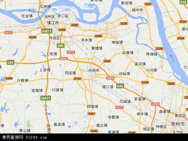 丹阳市地图 - 丹阳市电子地图 - 丹阳市高清地图 - 2024年丹阳市地图