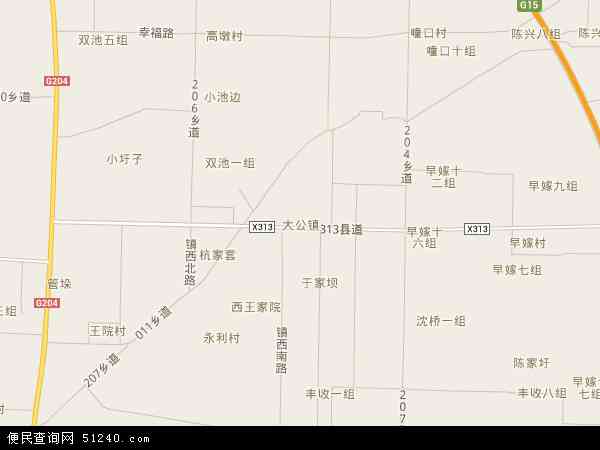 大公镇地图 - 大公镇电子地图 - 大公镇高清地图 - 2024年大公镇地图