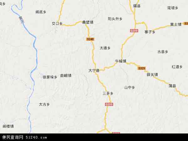 大宁县地图 - 大宁县电子地图 - 大宁县高清地图 - 2024年大宁县地图