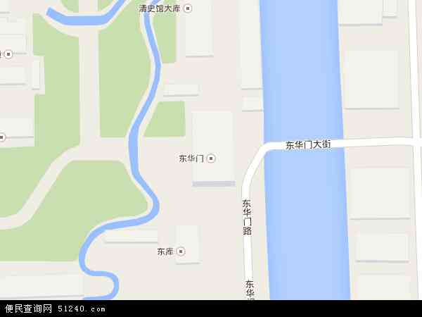 东华门地图 - 东华门电子地图 - 东华门高清地图 - 2024年东华门地图