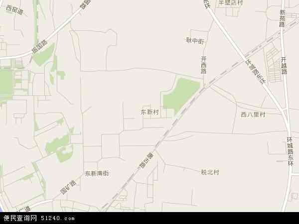 东新村地图 - 东新村电子地图 - 东新村高清地图 - 2024年东新村地图