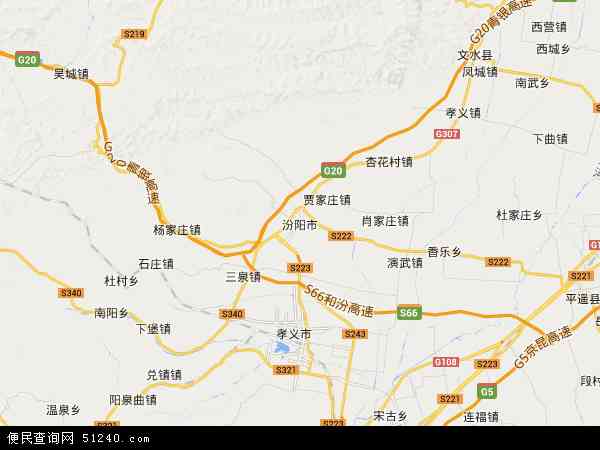汾阳市地图 - 汾阳市电子地图 - 汾阳市高清地图 - 2024年汾阳市地图