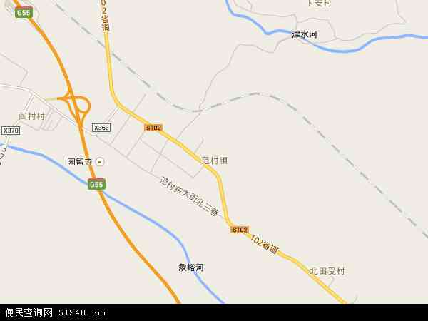 范村镇地图 