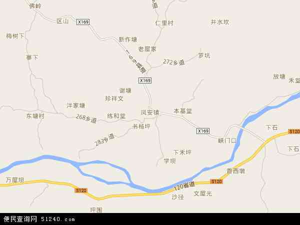 凤安镇地图 - 凤安镇电子地图 - 凤安镇高清地图 - 2024年凤安镇地图