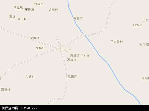 冯坡镇地图 - 冯坡镇电子地图 - 冯坡镇高清地图 - 2024年冯坡镇地图
