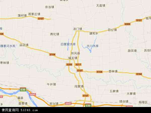扶风县地图 - 扶风县电子地图 - 扶风县高清地图 - 2024年扶风县地图