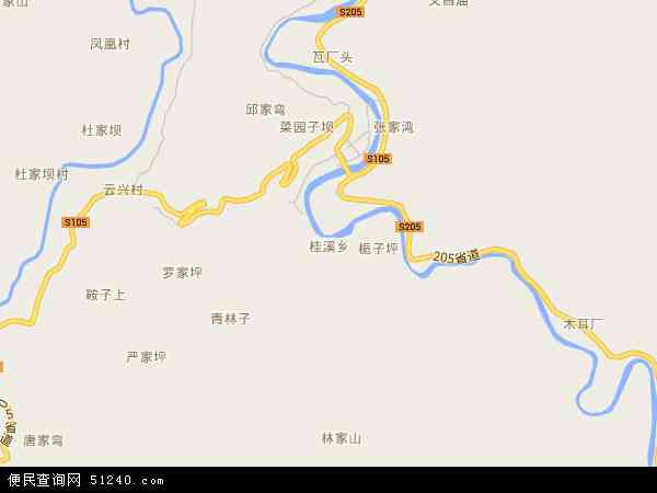 桂溪乡地图 - 桂溪乡电子地图 - 桂溪乡高清地图 - 2024年桂溪乡地图