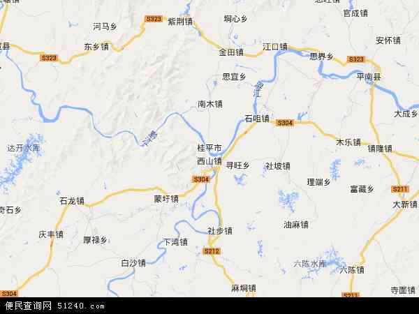 桂平市地图 - 桂平市电子地图 - 桂平市高清地图 - 2024年桂平市地图