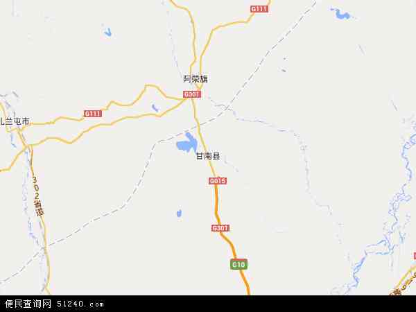 甘南县地图 - 甘南县电子地图 - 甘南县高清地图 - 2024年甘南县地图