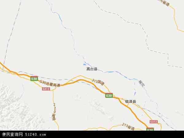 高台县地图 - 高台县电子地图 - 高台县高清地图 - 2024年高台县地图