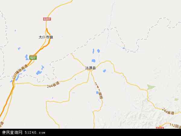 沽源县地理位置图图片