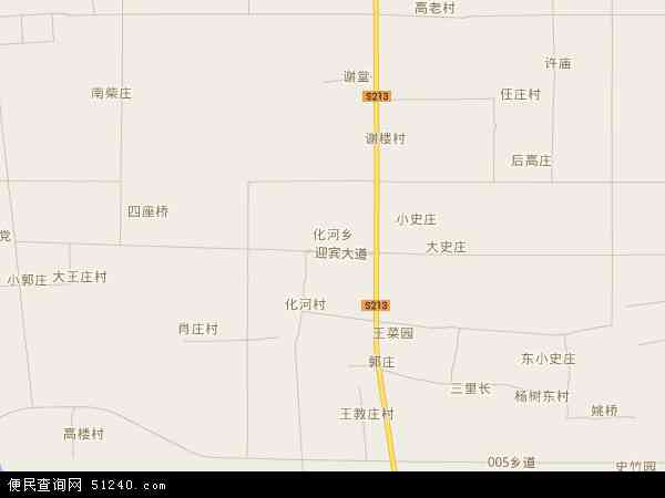 化河乡地图 - 化河乡电子地图 - 化河乡高清地图 - 2024年化河乡地图