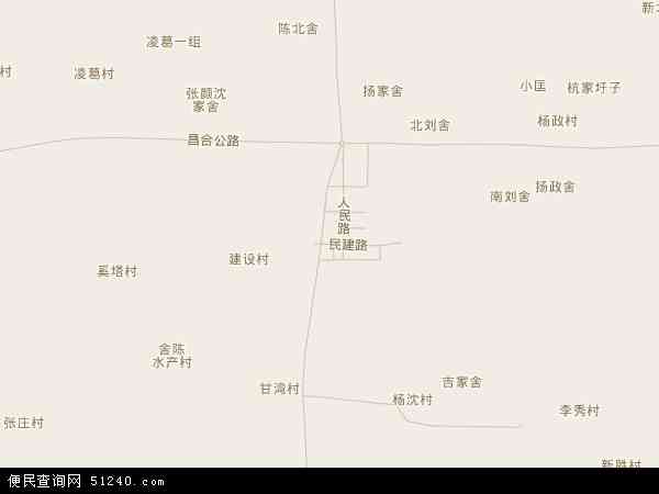 合陈镇地图 - 合陈镇电子地图 - 合陈镇高清地图 - 2024年合陈镇地图