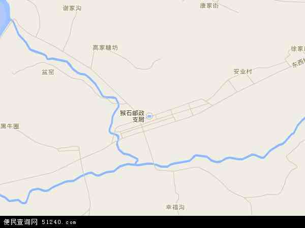 猴石镇地图 - 猴石镇电子地图 - 猴石镇高清地图 - 2024年猴石镇地图