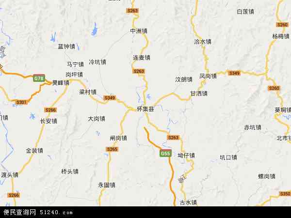 怀集县地图 - 怀集县电子地图 - 怀集县高清地图 - 2024年怀集县地图