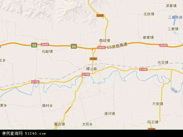 山西省稷山县城地图图片