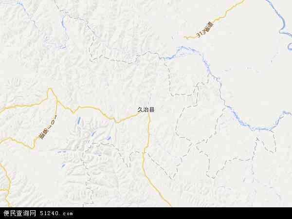 久治县地图 - 久治县电子地图 - 久治县高清地图 - 2024年久治县地图