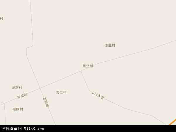 集贤镇地图 - 集贤镇电子地图 - 集贤镇高清地图 - 2024年集贤镇地图