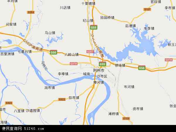 荆州区地图 - 荆州区电子地图 - 荆州区高清地图 - 2024年荆州区地图