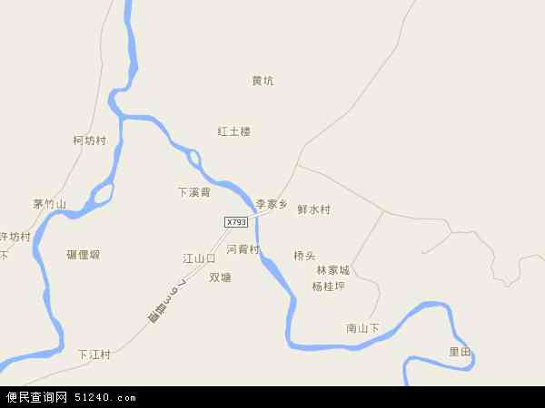 李家乡地图 - 李家乡电子地图 - 李家乡高清地图 - 2024年李家乡地图