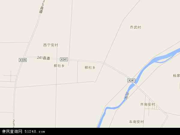 柳杜乡地图 - 柳杜乡电子地图 - 柳杜乡高清地图 - 2024年柳杜乡地图