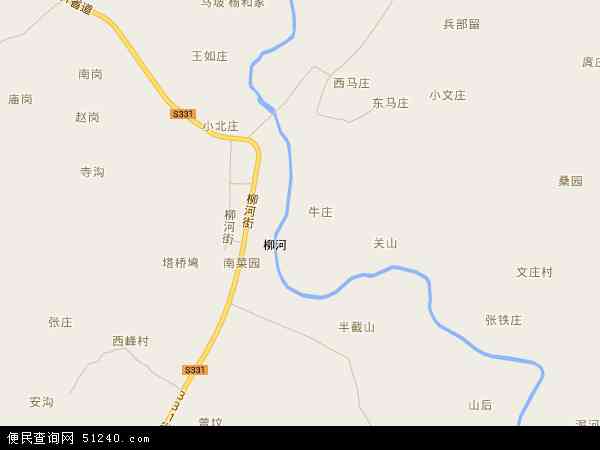 柳河乡地图 