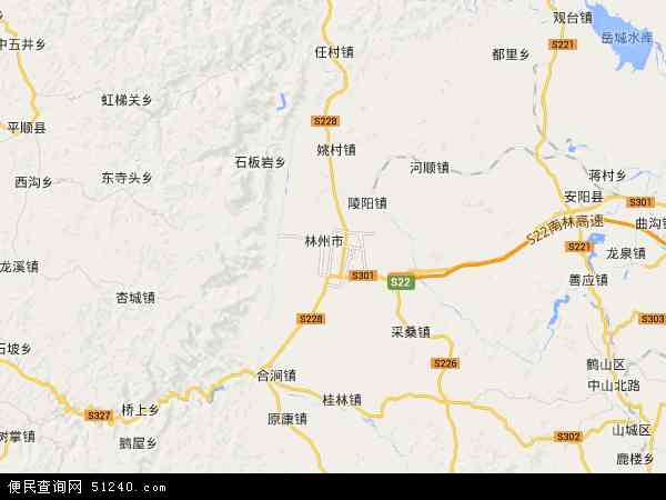 林州市实景地图图片