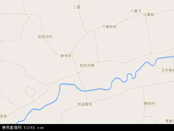 拉拉河镇地图 - 拉拉河镇电子地图 - 拉拉河镇高清地图 - 2024年拉拉河镇地图