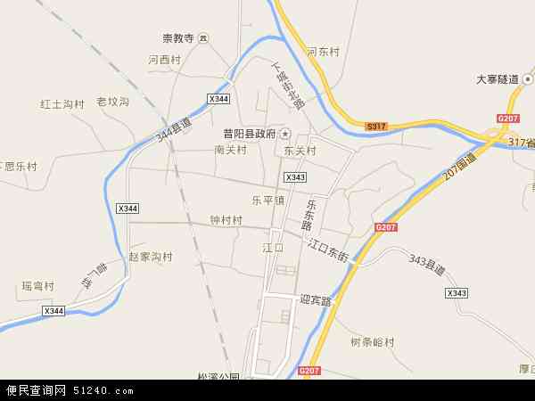 三水区乐平镇地图图片