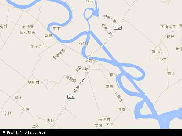 联安镇地图 - 联安镇电子地图 - 联安镇高清地图 - 2024年联安镇地图