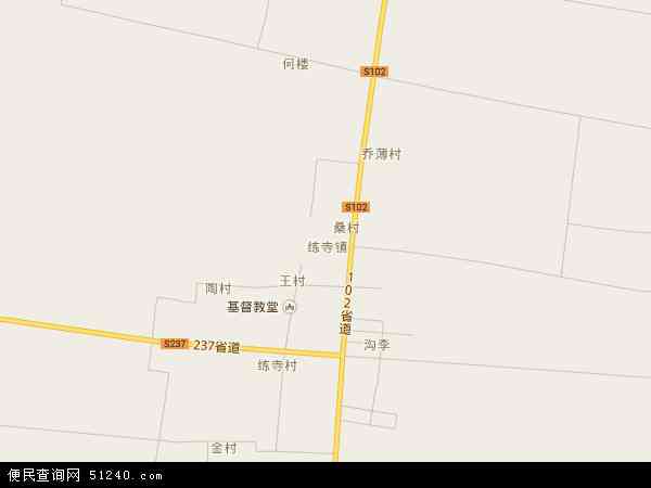 练寺镇地图 - 练寺镇电子地图 - 练寺镇高清地图 - 2024年练寺镇地图