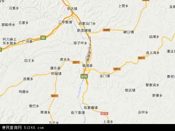临洮县地图 - 临洮县电子地图 - 临洮县高清地图 - 2024年临洮县地图