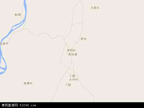 灵地镇地图 - 灵地镇电子地图 - 灵地镇高清地图 - 2024年灵地镇地图